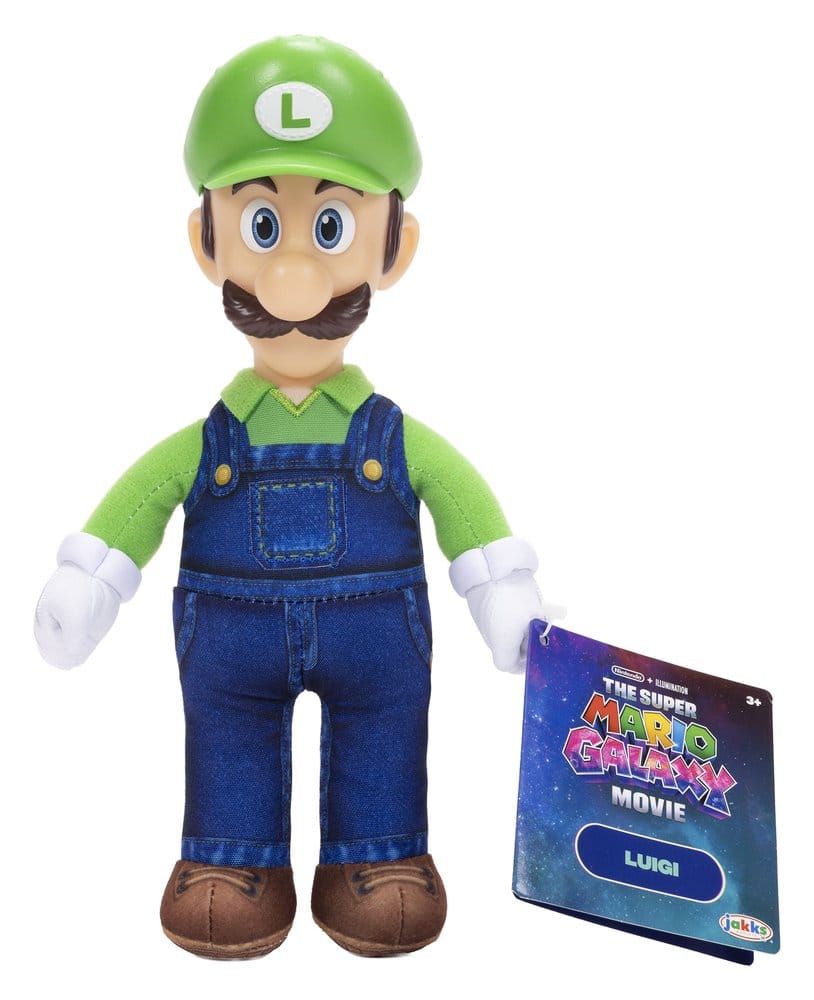 The Super Mario Galaxy Movie Plush Figure Luigi Jakks Pacific