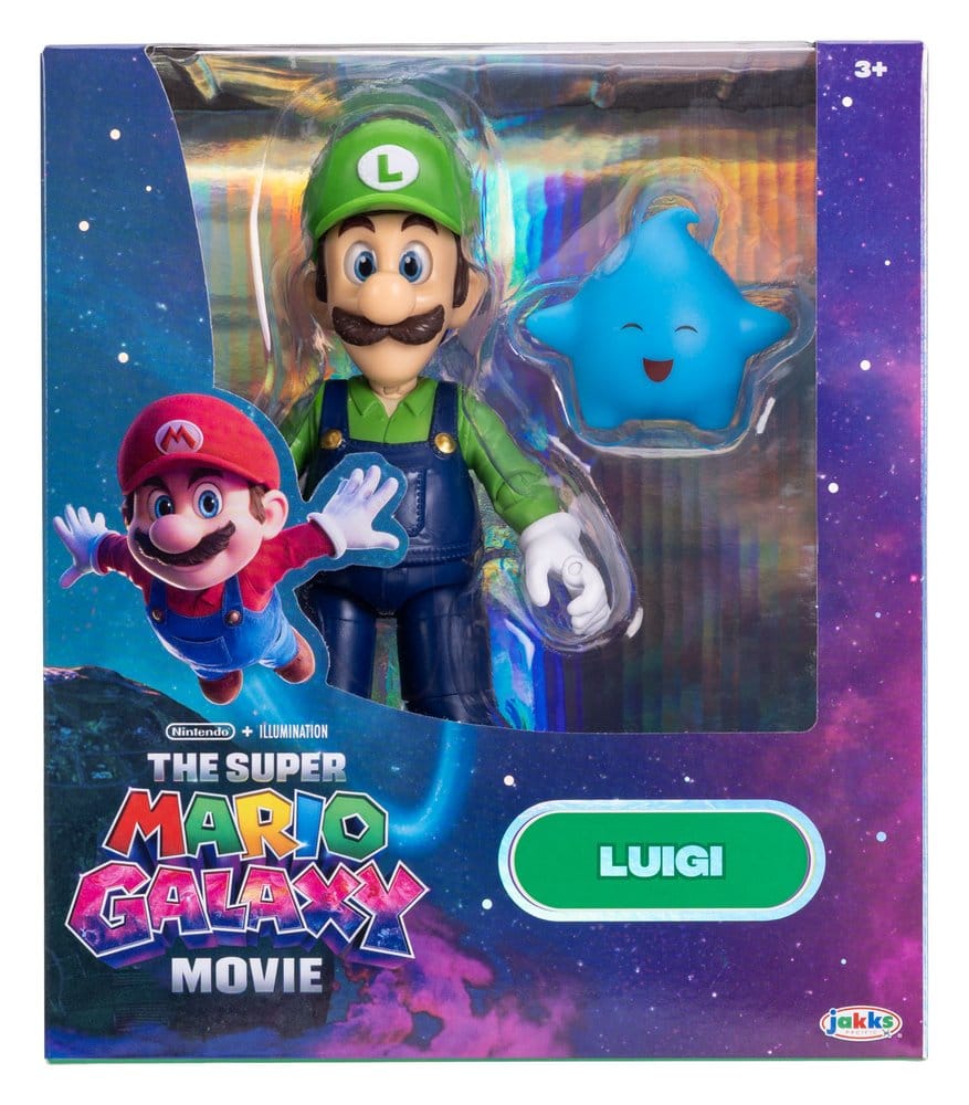 The Super Mario Galaxy Movie Action Figure Luigi Jakks Pacific