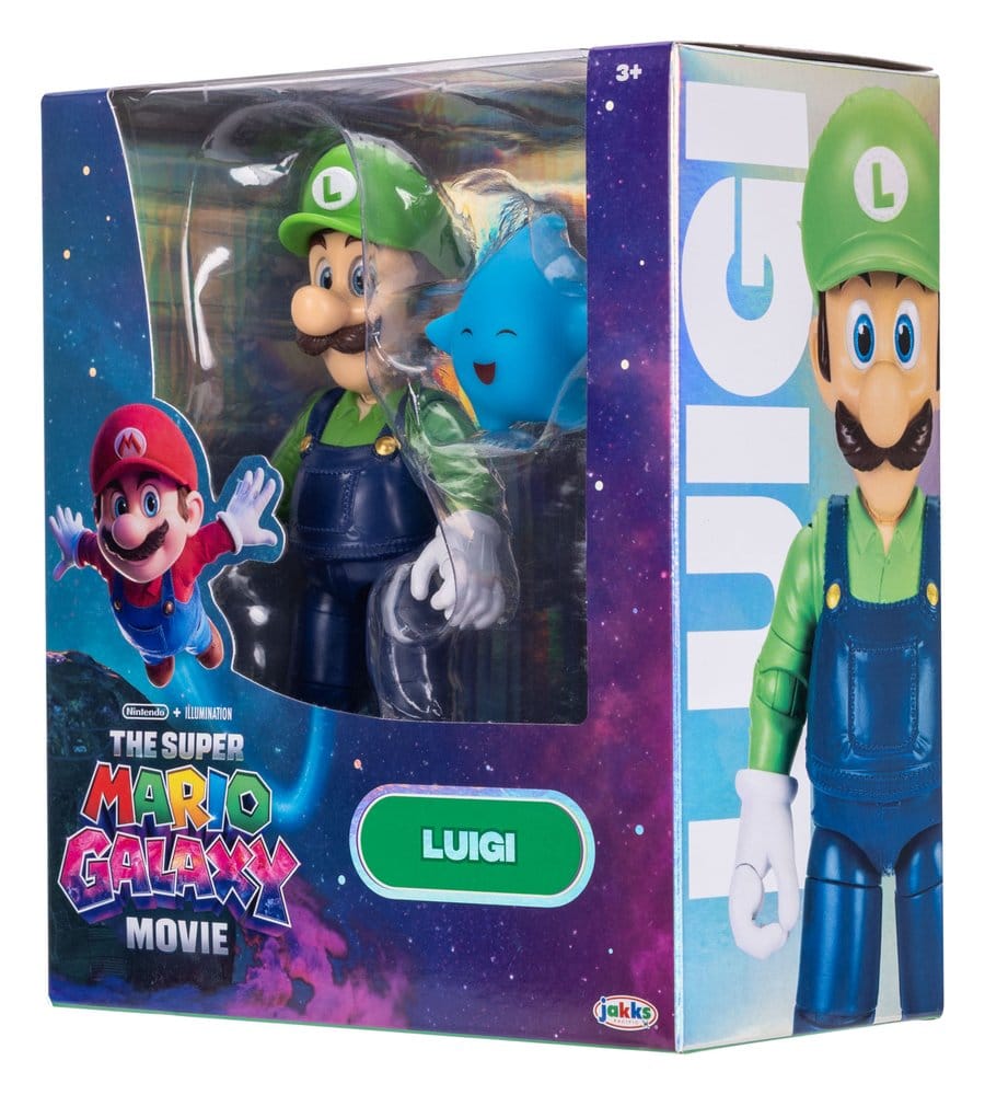 The Super Mario Galaxy Movie Action Figure Luigi Jakks Pacific