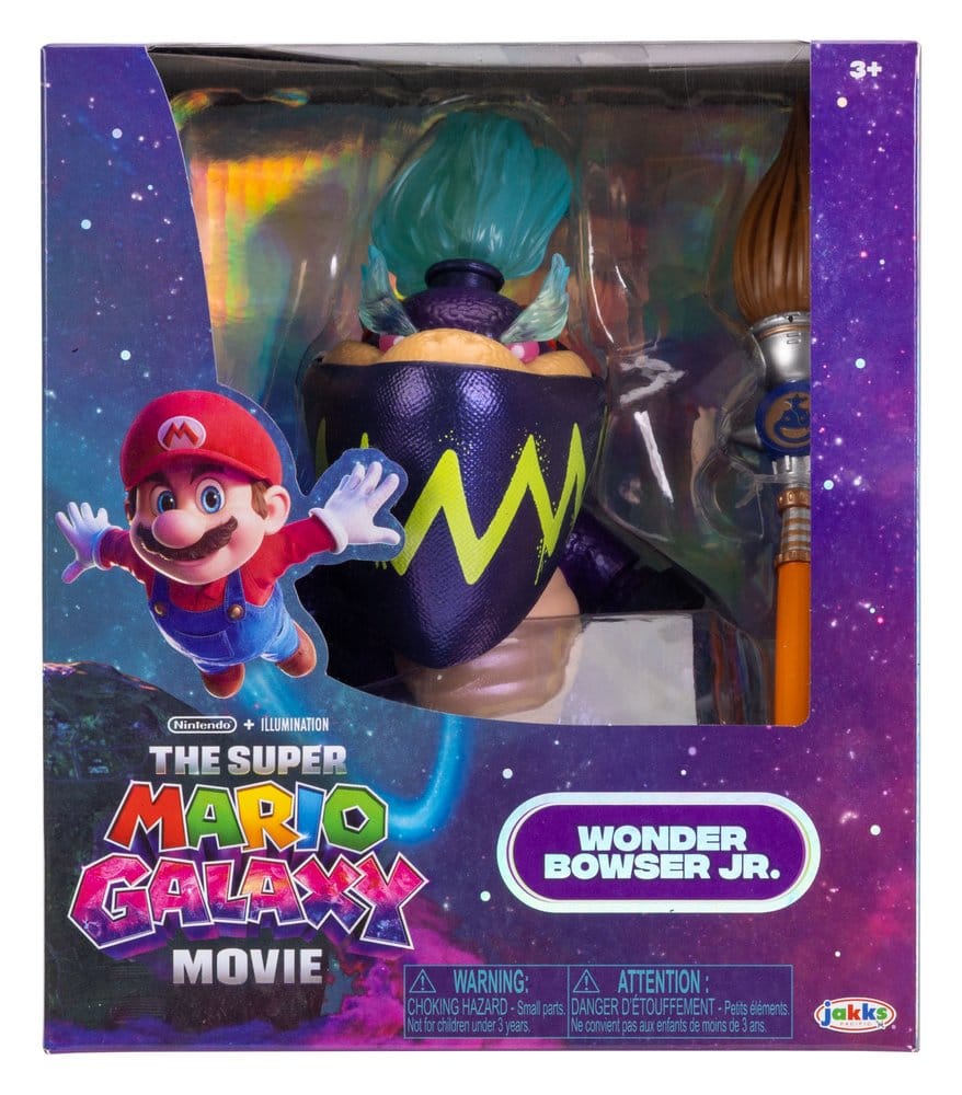 The Super Mario Galaxy Movie Action Figure Wonder Bowser Jr. Jakks Pacific