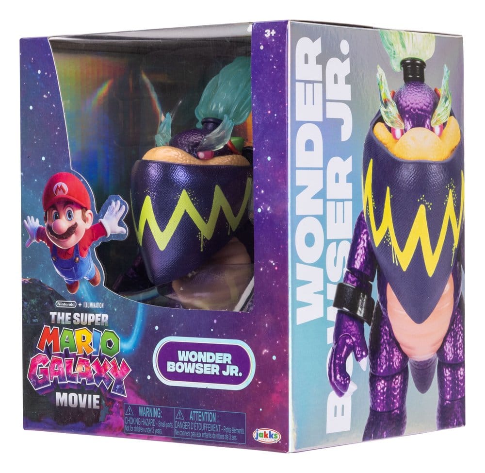 The Super Mario Galaxy Movie Action Figure Wonder Bowser Jr. Jakks Pacific