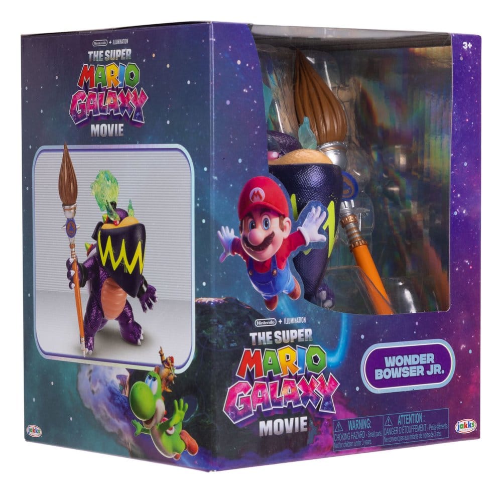 The Super Mario Galaxy Movie Action Figure Wonder Bowser Jr. Jakks Pacific