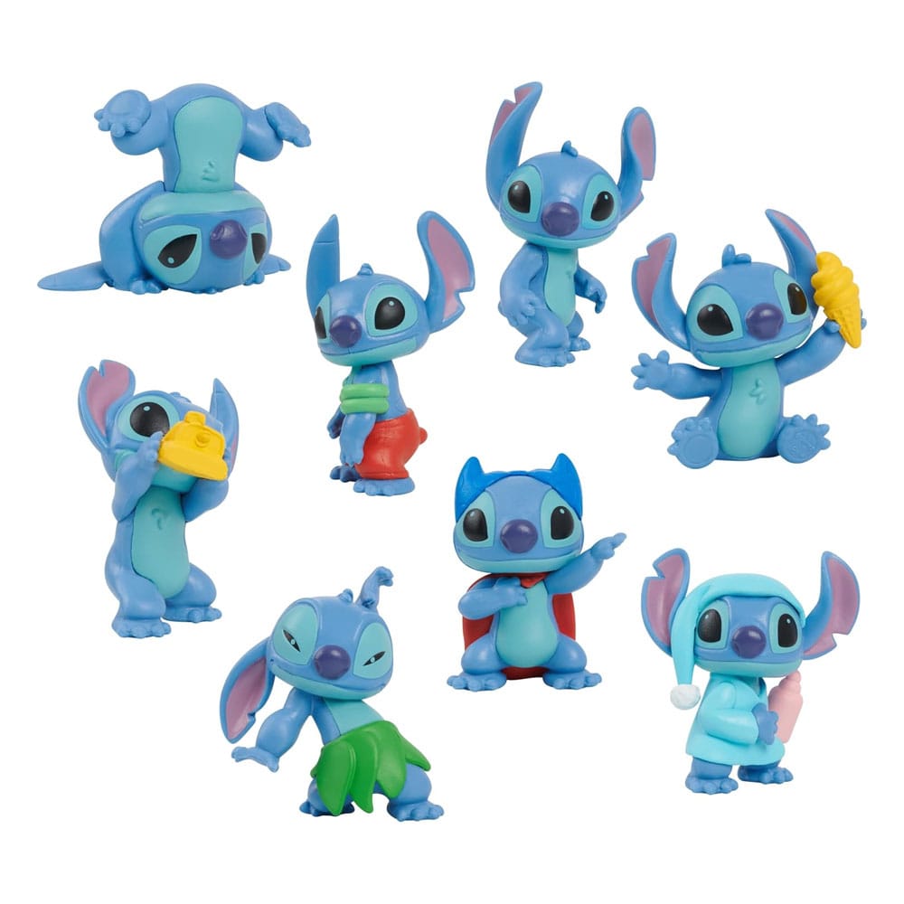 Lilo & Stitch Mini Figure 8 Pack Stitch Collectible Figure Set Just Play