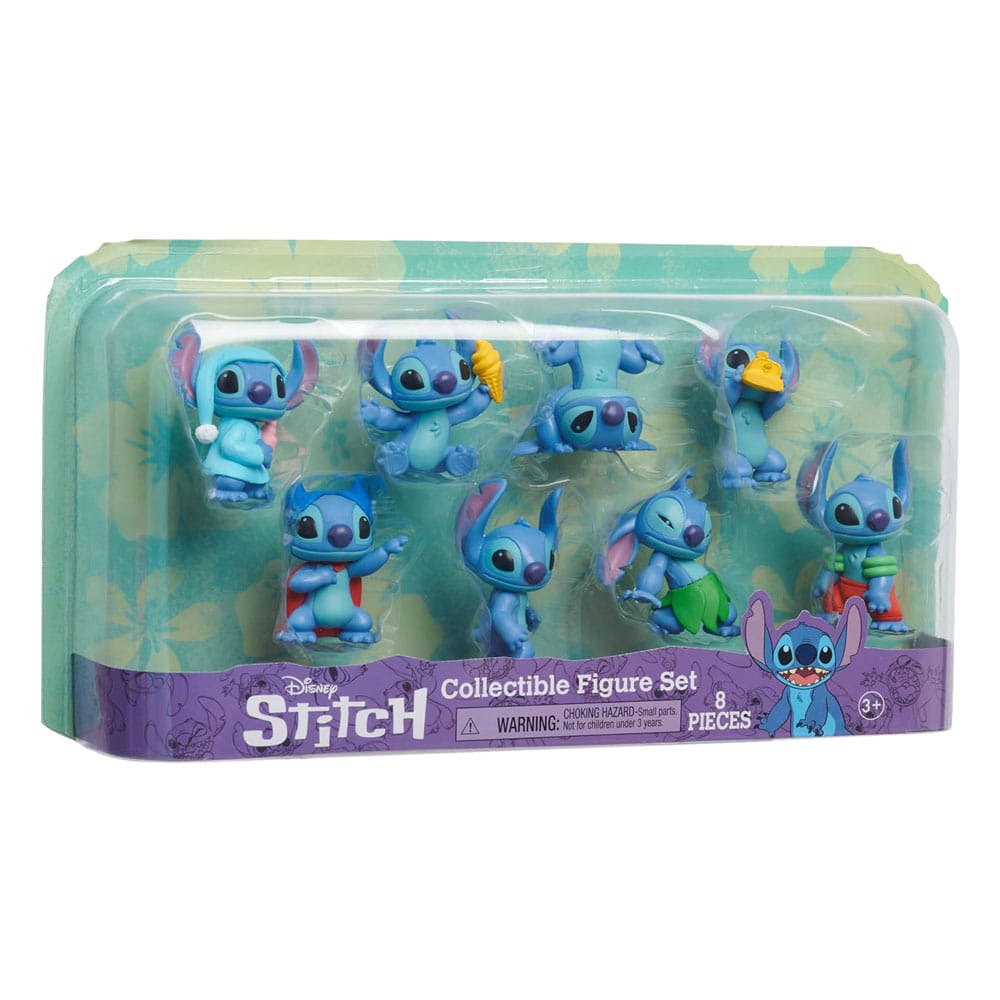 Lilo & Stitch Mini Figure 8 Pack Stitch Collectible Figure Set Just Play