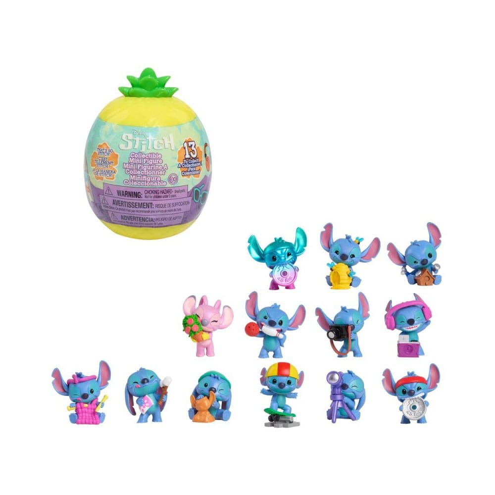 Lilo & Stitch Mini Figures Stitch Hobbies Series 2 Display 24 Just Play