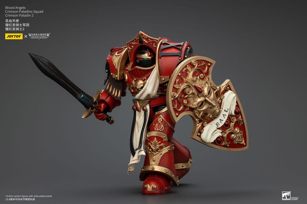 Warhammer The Horus Heresy Action Figure 1/18 Blood Angels Crimson Paladins Squad Crimson Paladin 2 Joy Toy (CN)