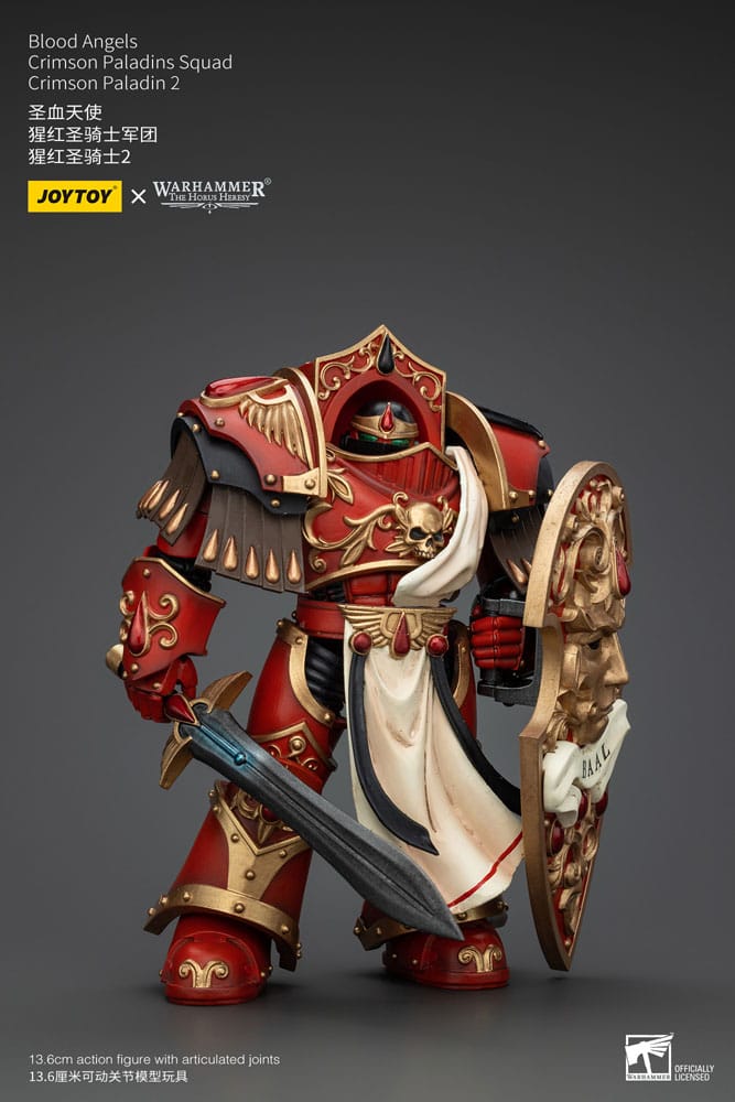 Warhammer The Horus Heresy Action Figure 1/18 Blood Angels Crimson Paladins Squad Crimson Paladin 2 Joy Toy (CN)