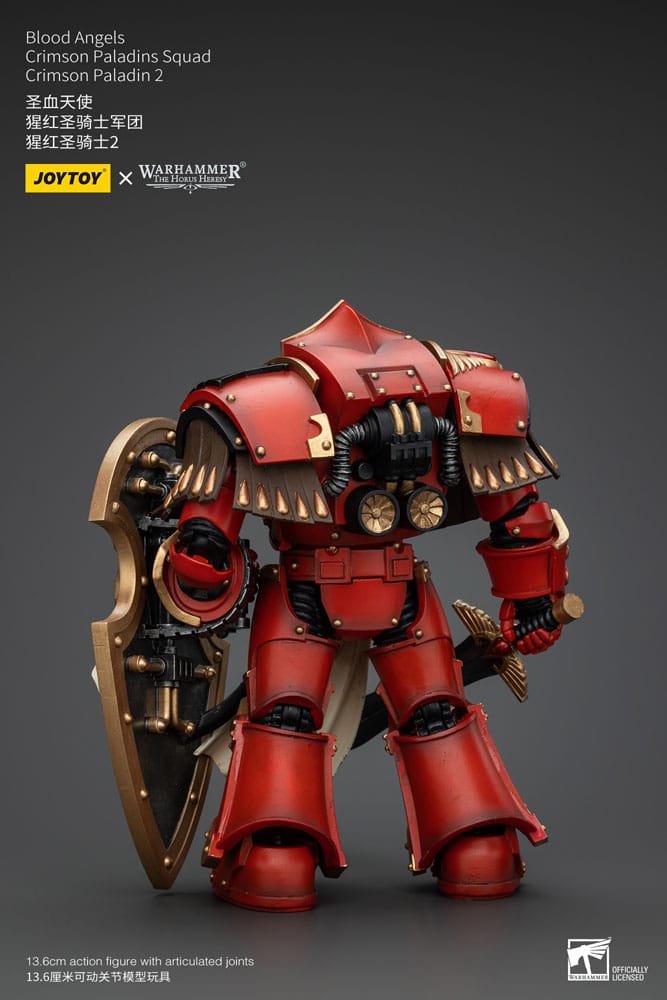 Warhammer The Horus Heresy Action Figure 1/18 Blood Angels Crimson Paladins Squad Crimson Paladin 2 Joy Toy (CN)