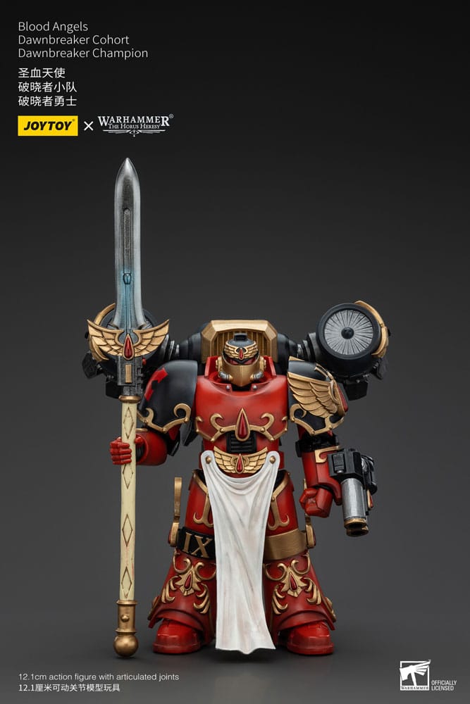 Warhammer The Horus Heresy Action Figure 1/18 Blood Angels Raldoron First Captain of the Blood Angels Joy Toy (CN)