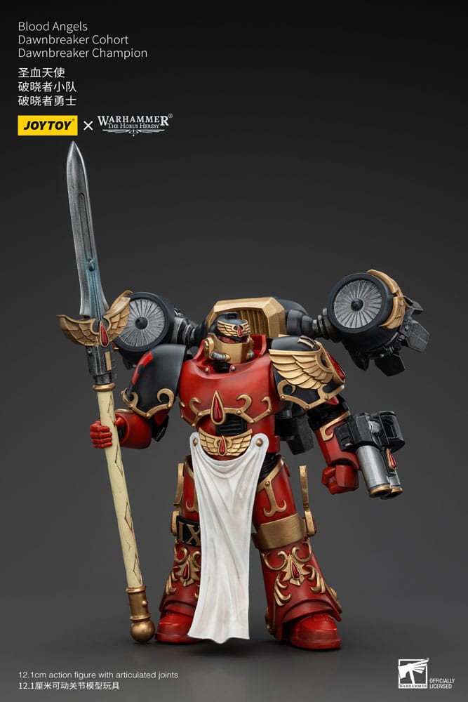 Warhammer The Horus Heresy Action Figure 1/18 Blood Angels Raldoron First Captain of the Blood Angels Joy Toy (CN)
