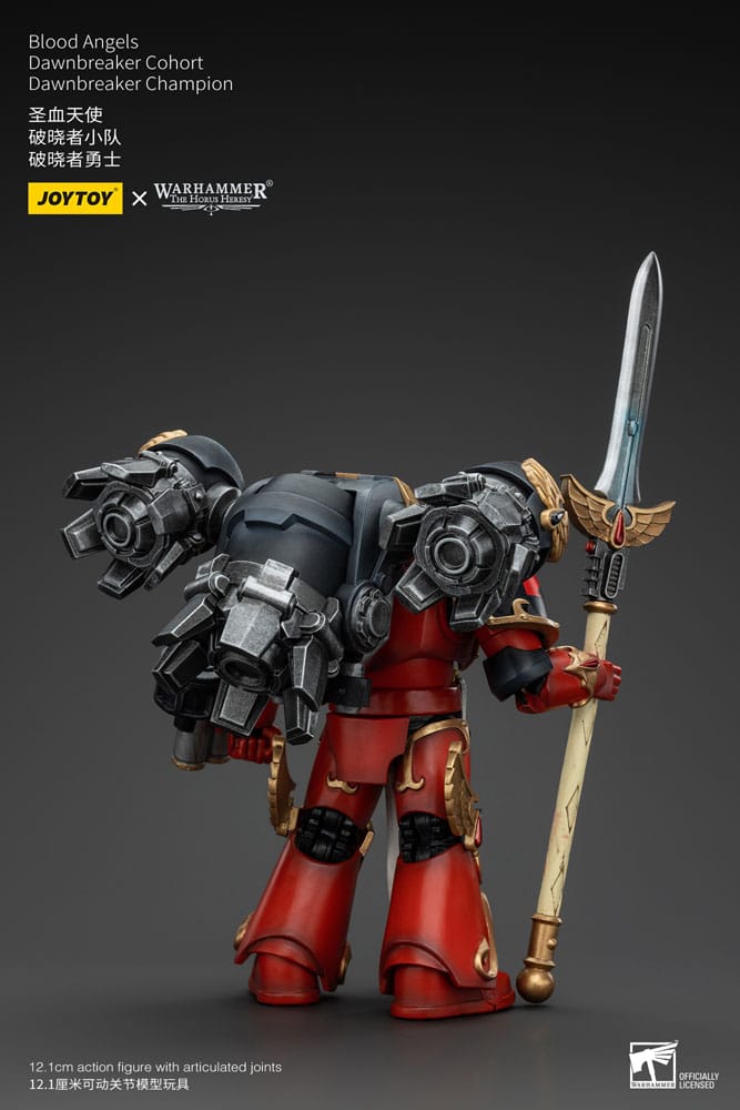 Warhammer The Horus Heresy Action Figure 1/18 Blood Angels Raldoron First Captain of the Blood Angels Joy Toy (CN)