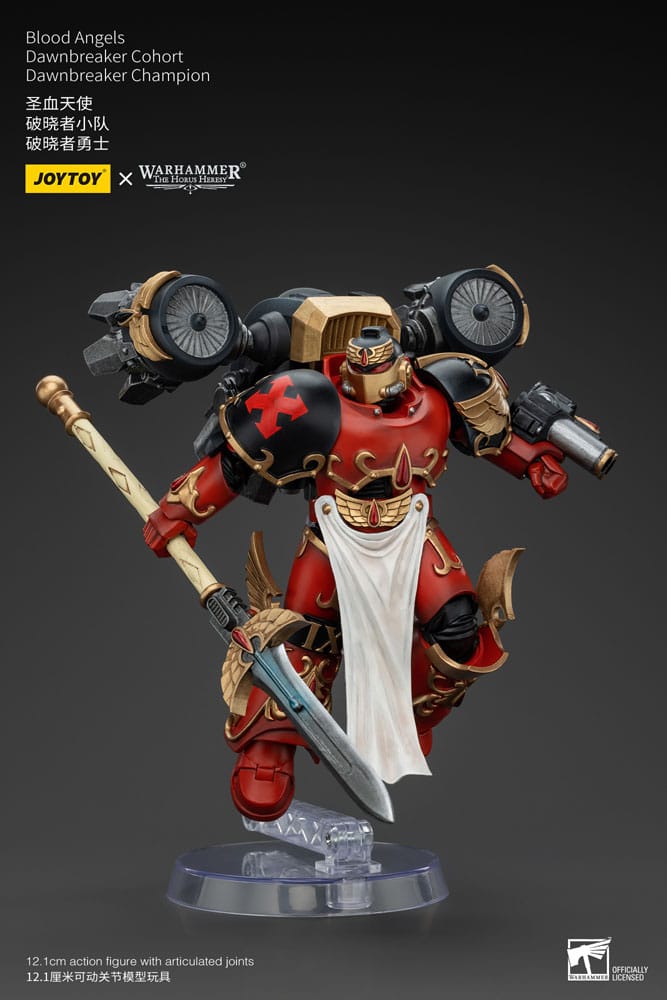 Warhammer The Horus Heresy Action Figure 1/18 Blood Angels Raldoron First Captain of the Blood Angels Joy Toy (CN)
