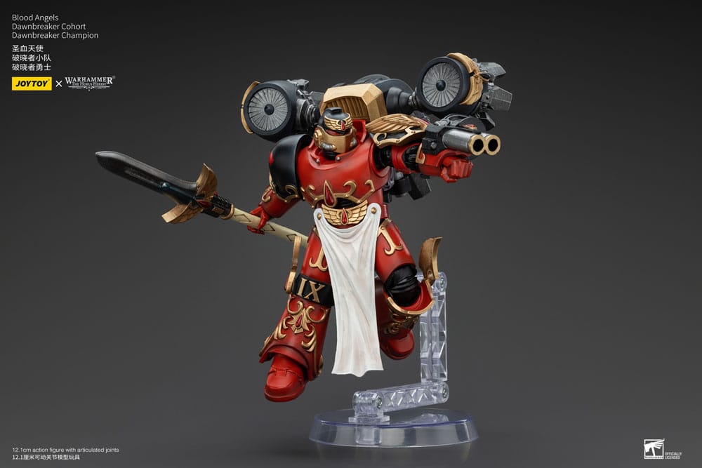 Warhammer The Horus Heresy Action Figure 1/18 Blood Angels Raldoron First Captain of the Blood Angels Joy Toy (CN)