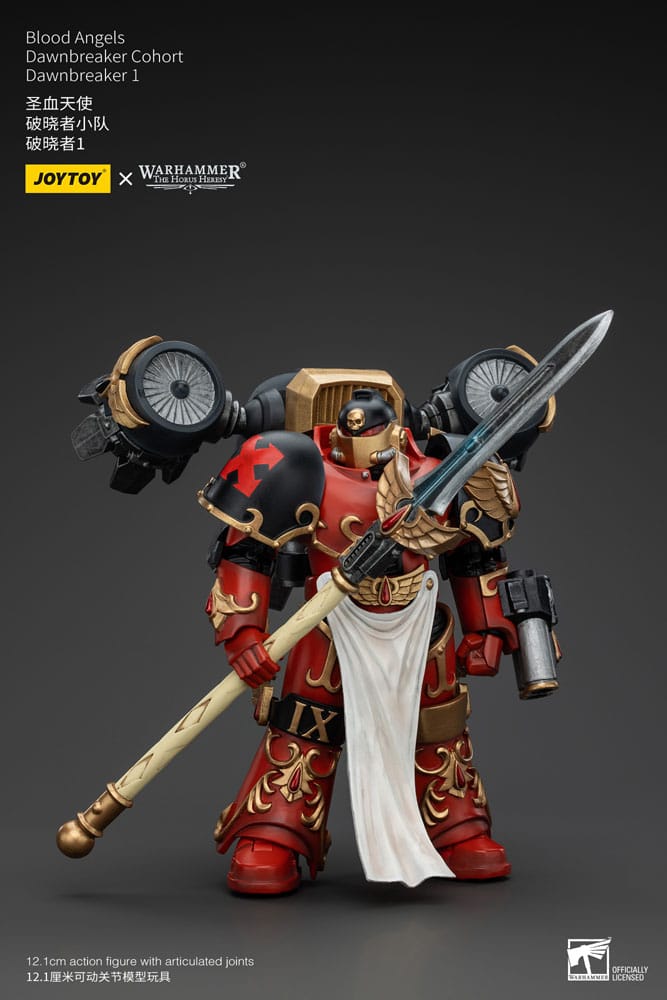 Warhammer The Horus Heresy Action Figure 1/18 Blood Angels Dawnbreaker Cohort Dawnbreaker 1 Joy Toy (CN)