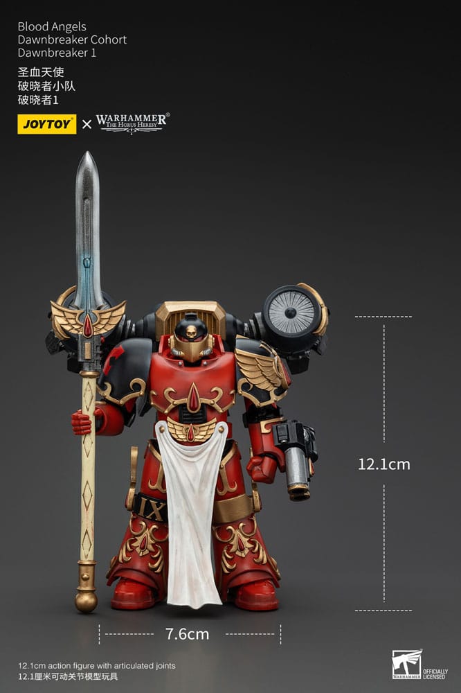 Warhammer The Horus Heresy Action Figure 1/18 Blood Angels Dawnbreaker Cohort Dawnbreaker 1 Joy Toy (CN)