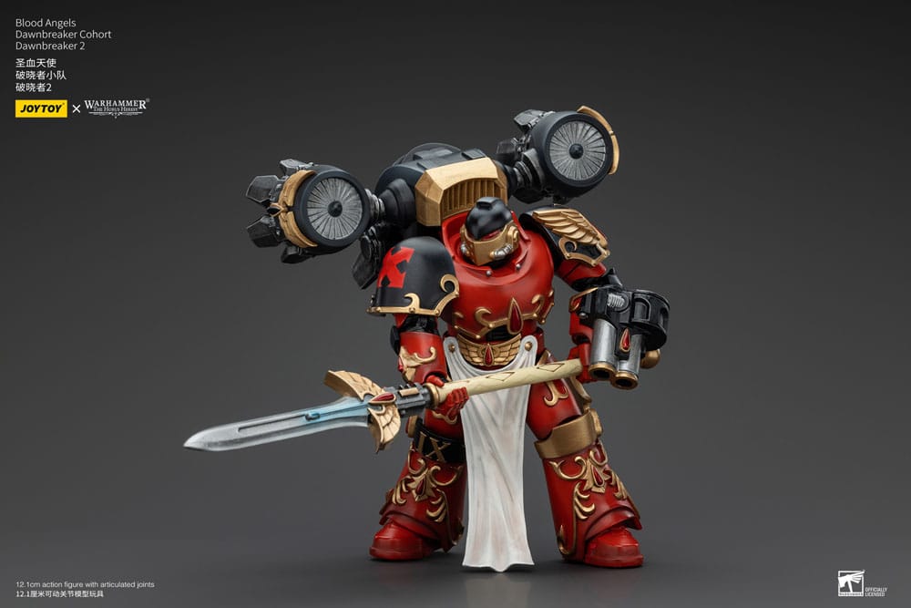 Warhammer The Horus Heresy Action Figure 1/18 Blood Angels Dawnbreaker Cohort Dawnbreaker 2 Joy Toy (CN)