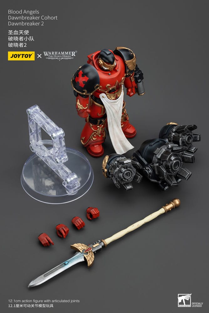 Warhammer The Horus Heresy Action Figure 1/18 Blood Angels Dawnbreaker Cohort Dawnbreaker 2 Joy Toy (CN)