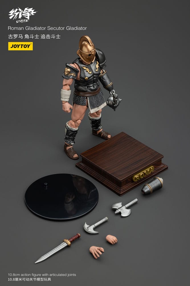 Strife Action Figure 1/18 Roman Gladiator Secutor Gladiator Joy Toy (CN)