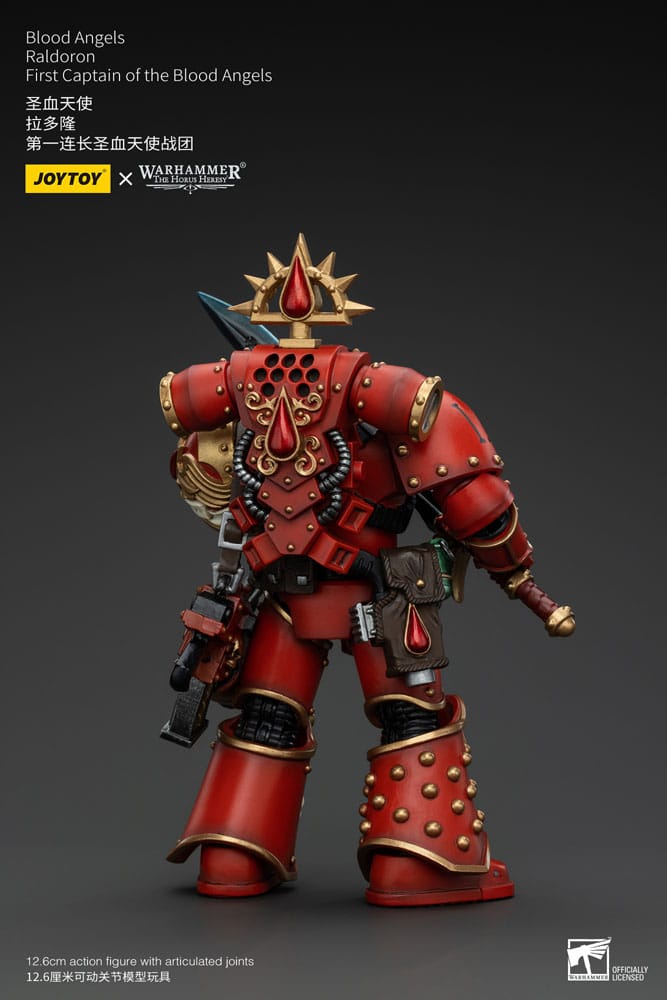 Warhammer The Horus Heresy Action Figure 1/18 Blood Angels Raldoron First Captain of the Blood Angels Joy Toy (CN)