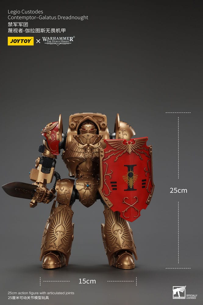 Warhammer The Horus Heresy Action Figure Legio Custodes Contemptor Galatus Dreadnought Joy Toy (CN)