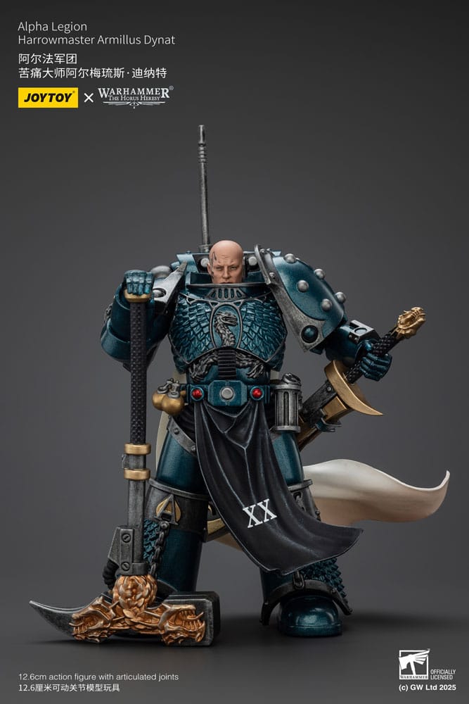 Warhammer The Horus Heresy Action Figure Alpha Legion Harrowmaster Armillus Dynat Joy Toy (CN)