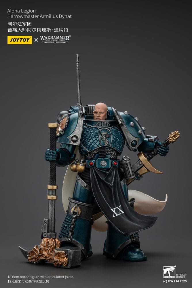 Warhammer The Horus Heresy Action Figure Alpha Legion Harrowmaster Armillus Dynat Joy Toy (CN)