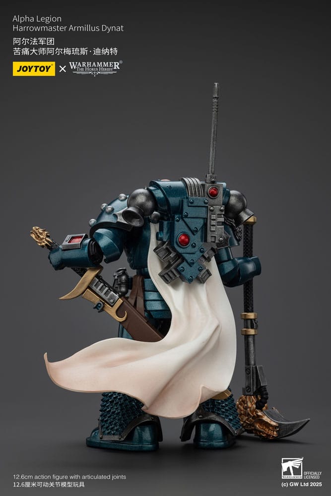 Warhammer The Horus Heresy Action Figure Alpha Legion Harrowmaster Armillus Dynat Joy Toy (CN)