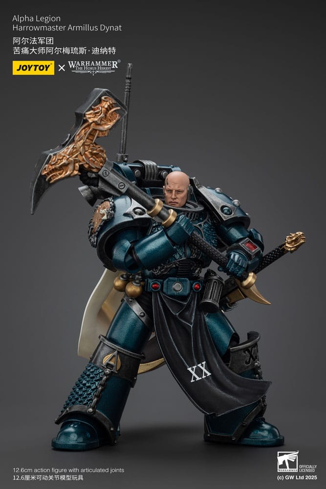 Warhammer The Horus Heresy Action Figure Alpha Legion Harrowmaster Armillus Dynat Joy Toy (CN)