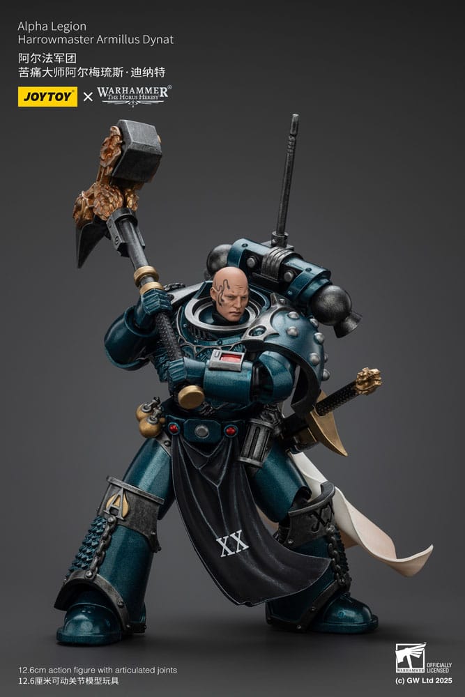 Warhammer The Horus Heresy Action Figure Alpha Legion Harrowmaster Armillus Dynat Joy Toy (CN)