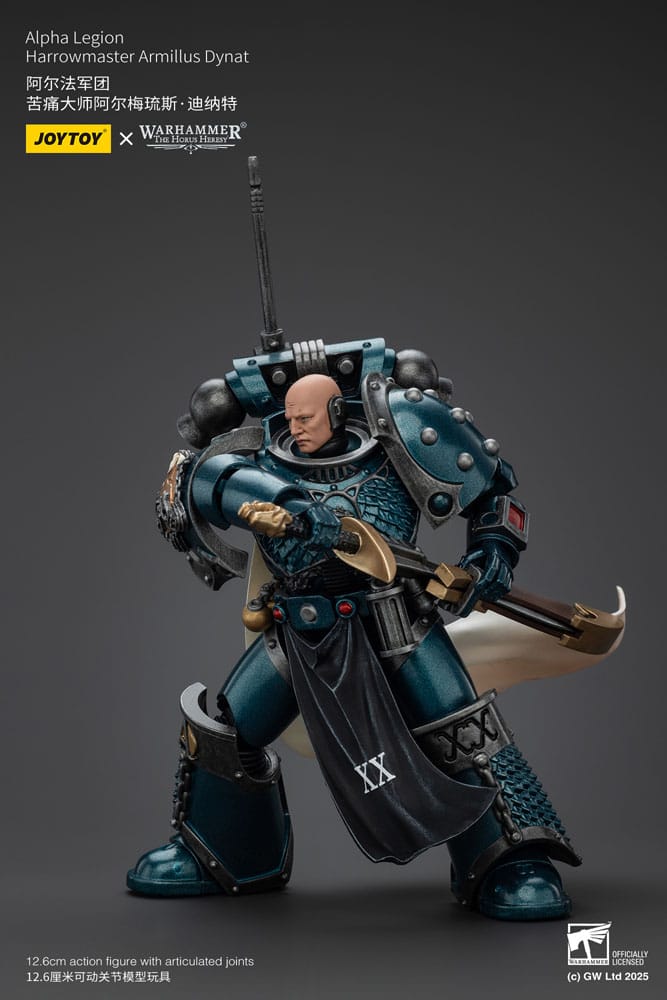 Warhammer The Horus Heresy Action Figure Alpha Legion Harrowmaster Armillus Dynat Joy Toy (CN)