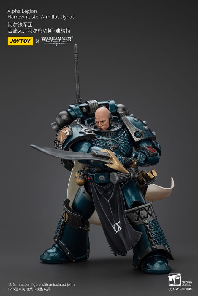 Warhammer The Horus Heresy Action Figure Alpha Legion Harrowmaster Armillus Dynat Joy Toy (CN)