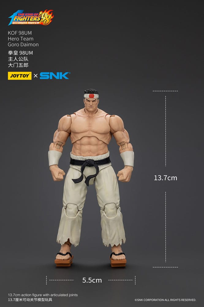 The King Of Fighters '98 Action Figure Hero Team Goro Daimon Joy Toy (CN)