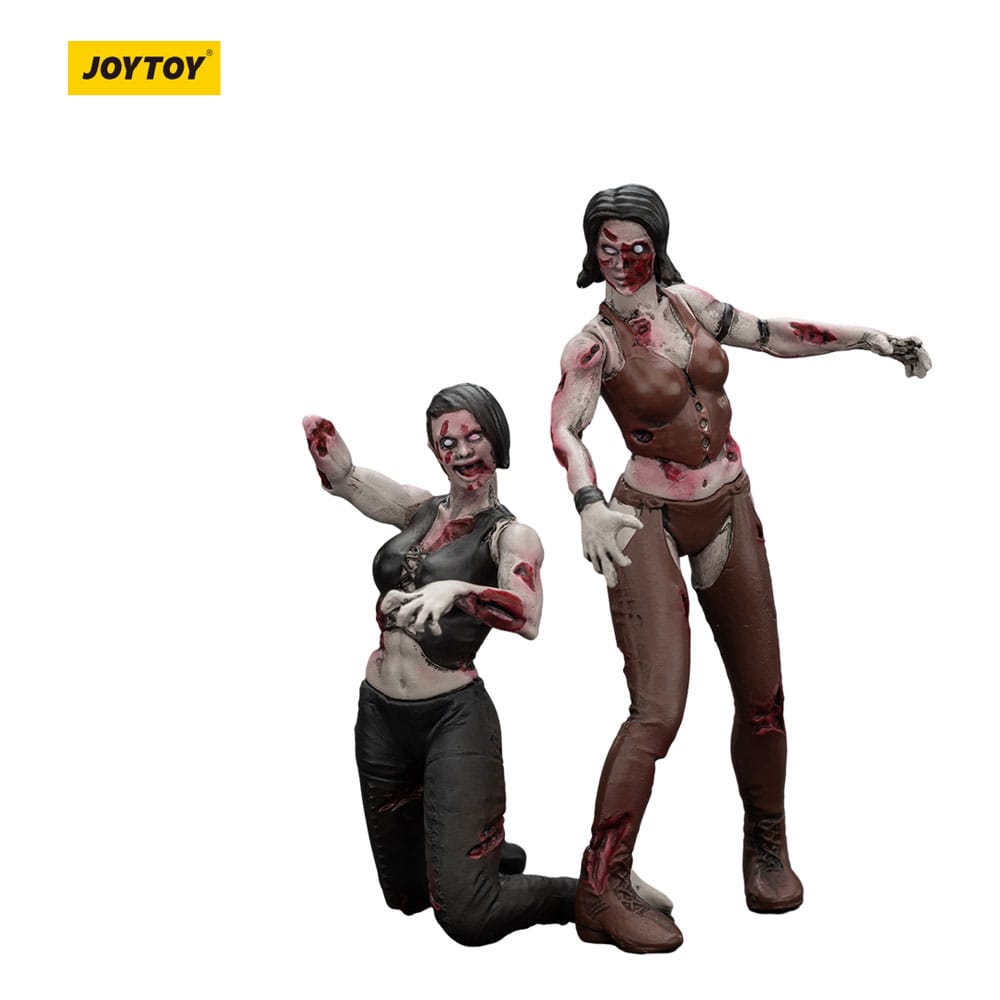 Zombie Dark Source Action Figures 2 Pack Female wrestlers Joy Toy (CN)