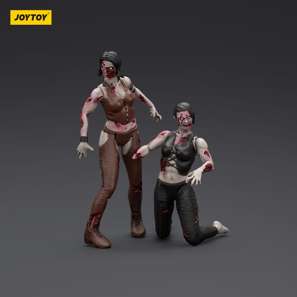 Zombie Dark Source Action Figures 2 Pack Female wrestlers Joy Toy (CN)