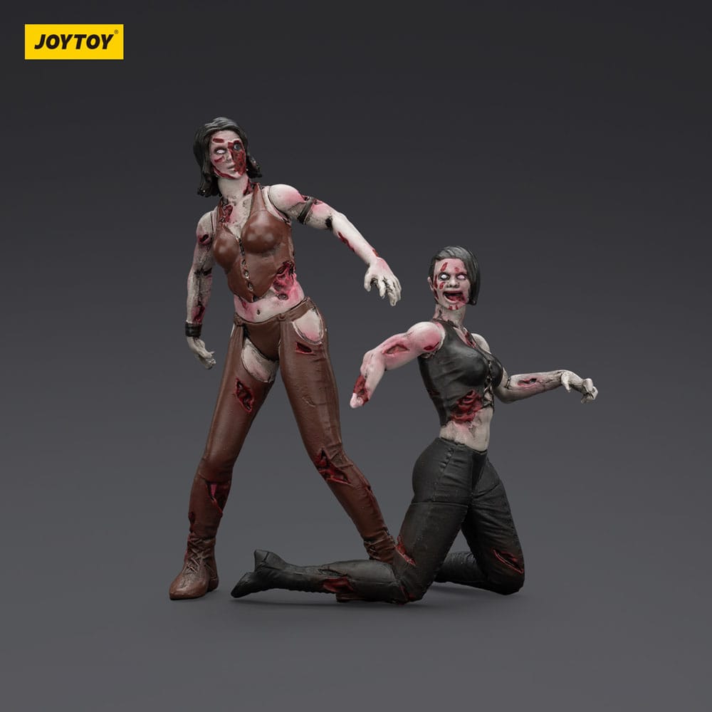 Zombie Dark Source Action Figures 2 Pack Female wrestlers Joy Toy (CN)