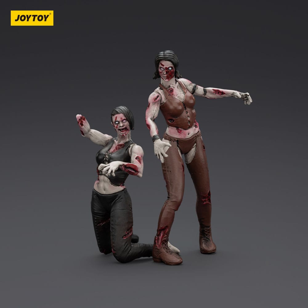 Zombie Dark Source Action Figures 2 Pack Female wrestlers Joy Toy (CN)