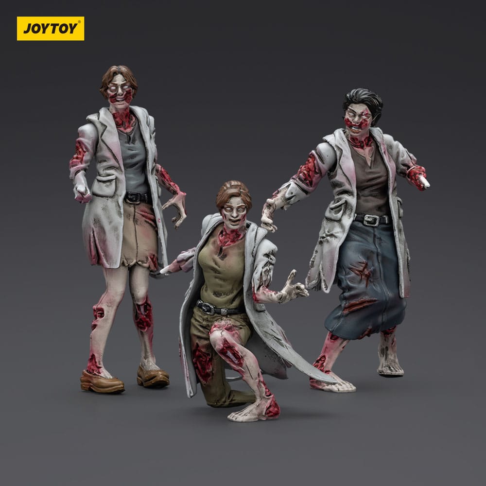 Zombie Dark Source Action Figures 3 Pack Medics Joy Toy (CN)
