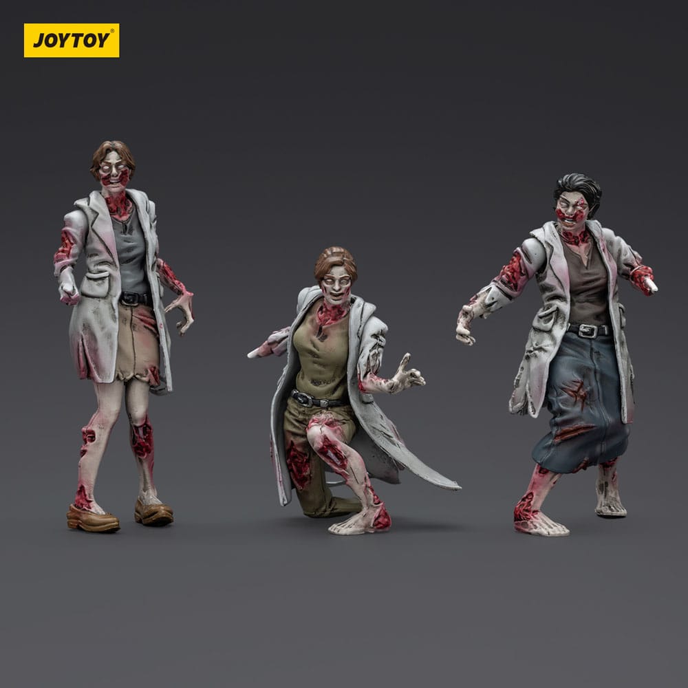 Zombie Dark Source Action Figures 3 Pack Medics Joy Toy (CN)