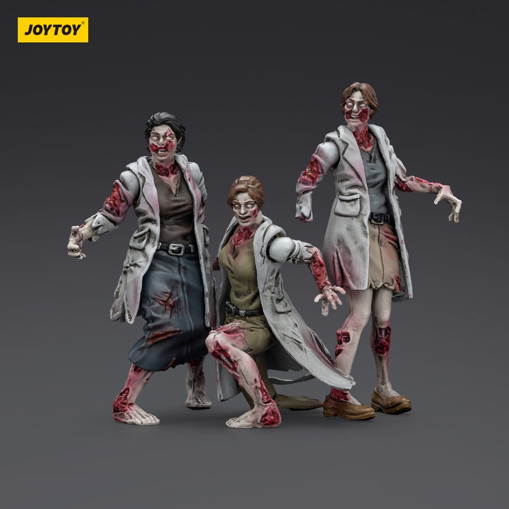 Zombie Dark Source Action Figures 3 Pack Medics Joy Toy (CN)