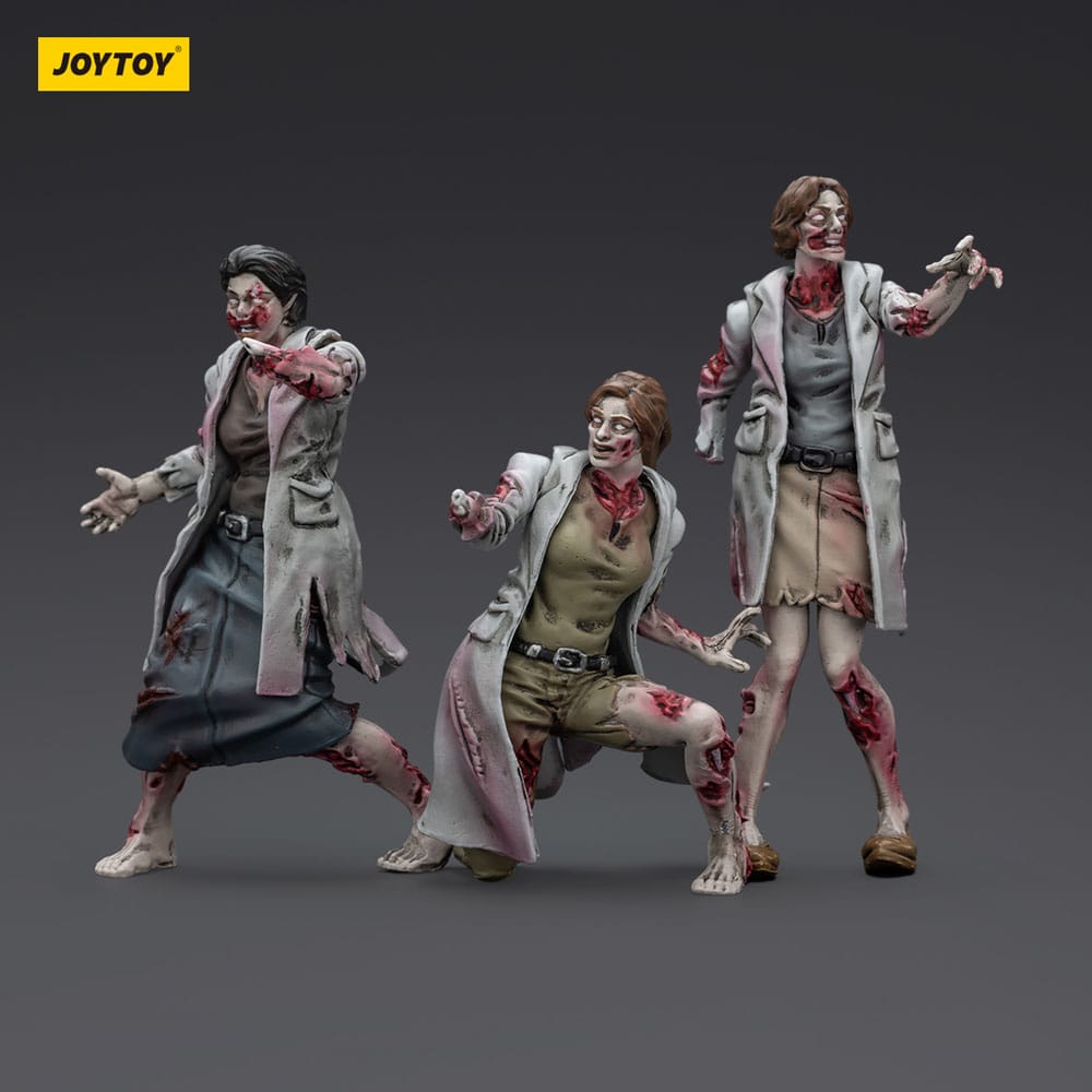 Zombie Dark Source Action Figures 3 Pack Medics Joy Toy (CN)
