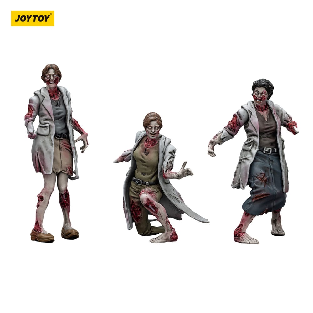 Zombie Dark Source Action Figures 3 Pack Medics Joy Toy (CN)