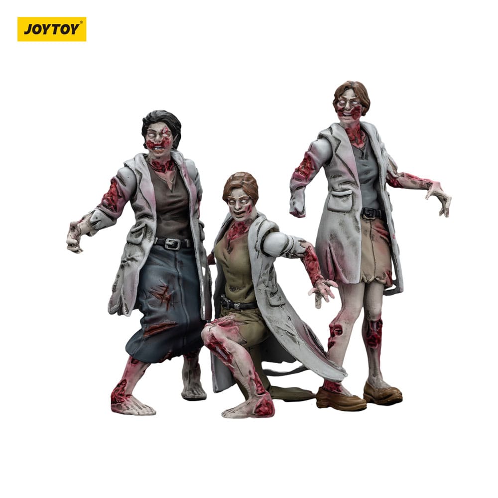Zombie Dark Source Action Figures 3 Pack Medics Joy Toy (CN)