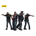 Zombie Dark Source Action Figures 4 Pack Police Male Joy Toy (CN)