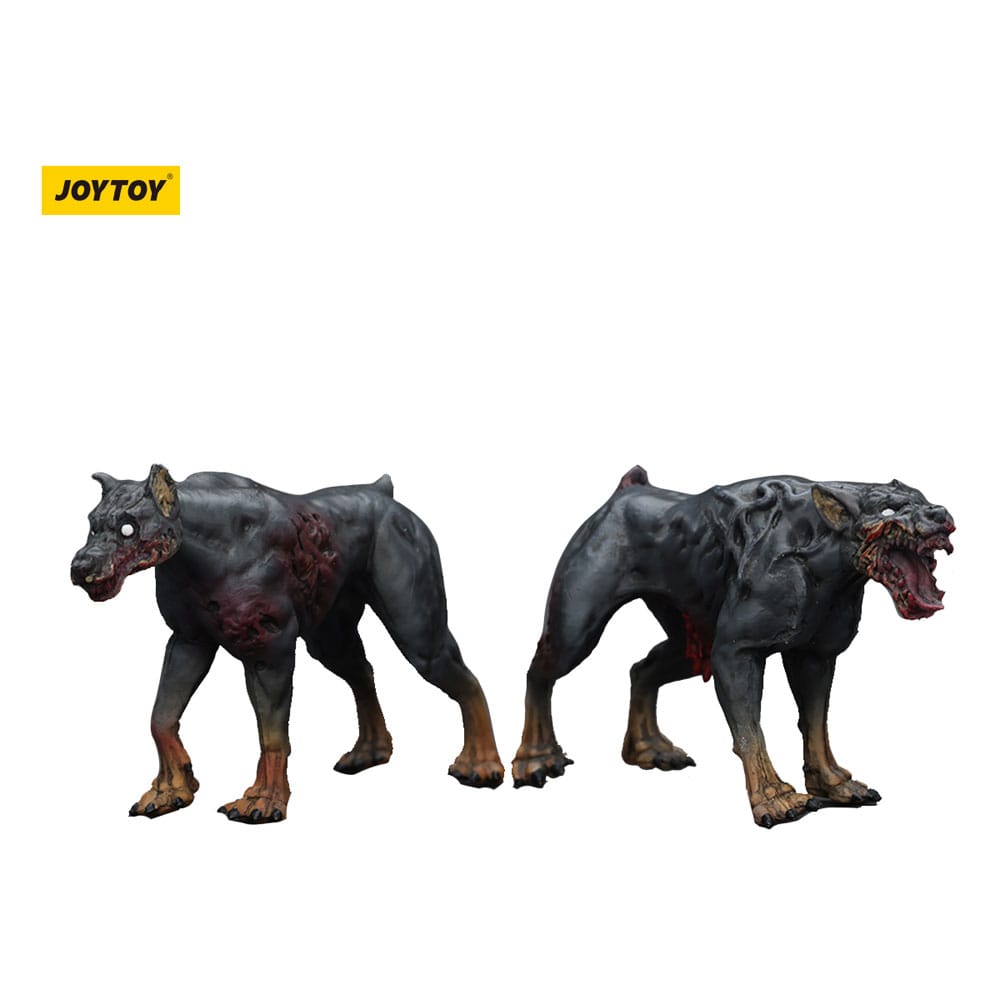 Zombie Dark Source Action Figures 2 Pack Police Dogs Joy Toy (CN)