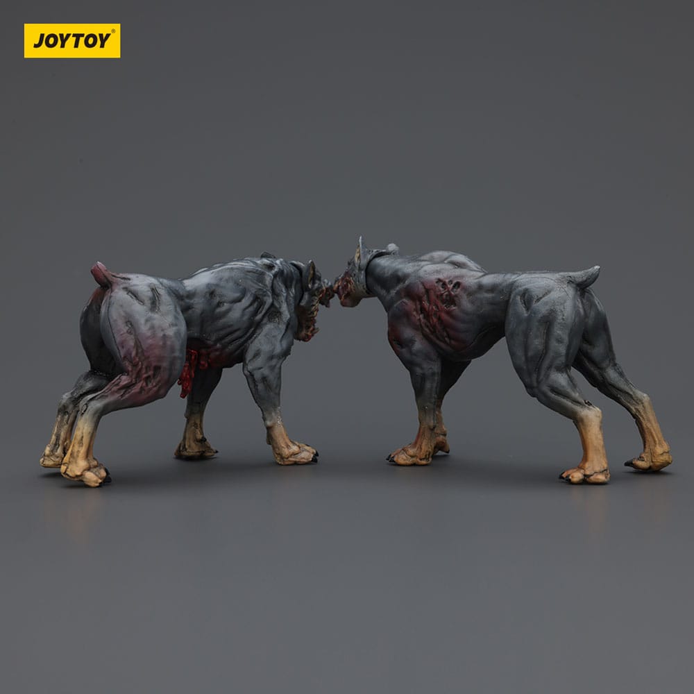 Zombie Dark Source Action Figures 2 Pack Police Dogs Joy Toy (CN)