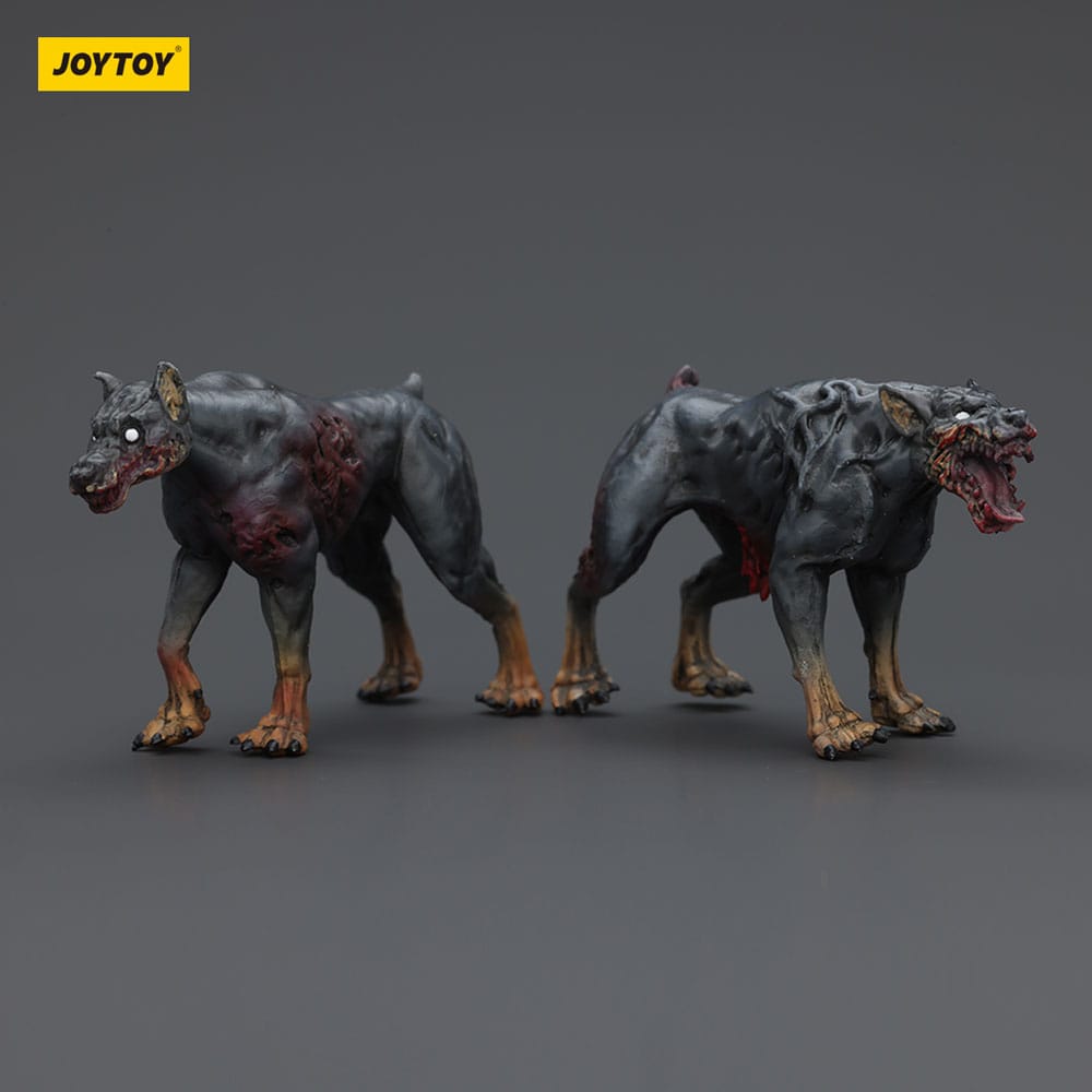 Zombie Dark Source Action Figures 2 Pack Police Dogs Joy Toy (CN)