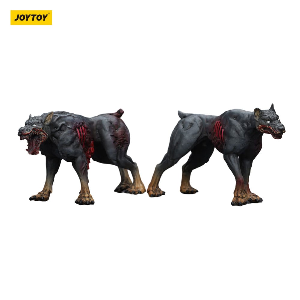 Zombie Dark Source Action Figures 2 Pack Police Dogs Joy Toy (CN)
