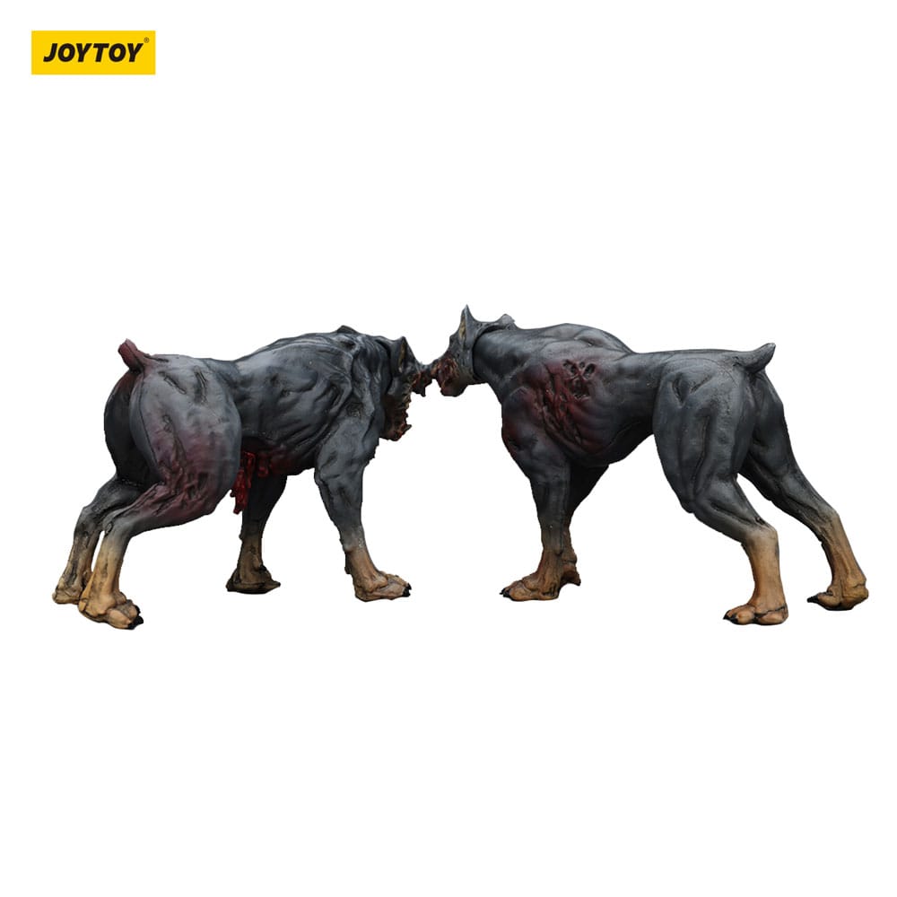 Zombie Dark Source Action Figures 2 Pack Police Dogs Joy Toy (CN)