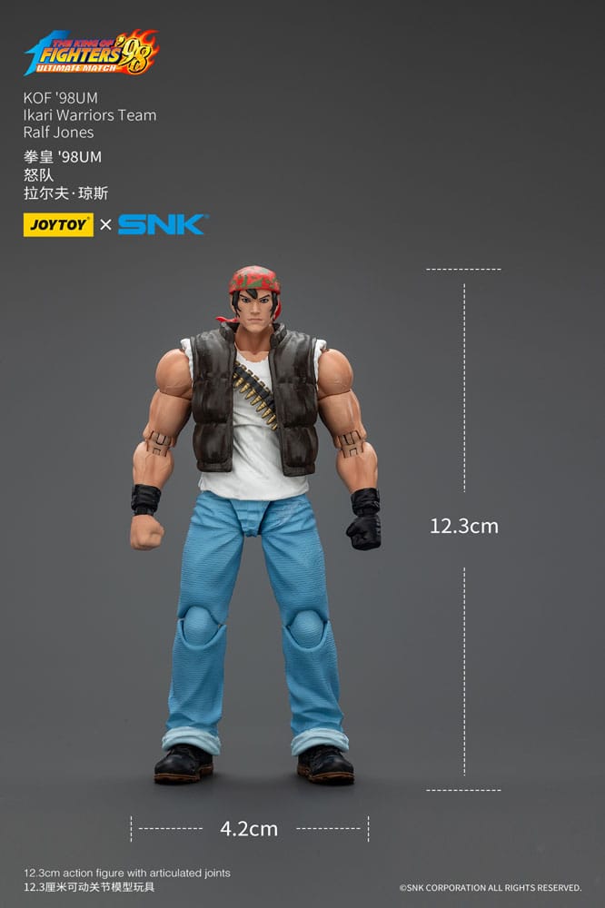 The King Of Fighters '98 Action Figure Hero Team Ralf Jones Joy Toy (CN)