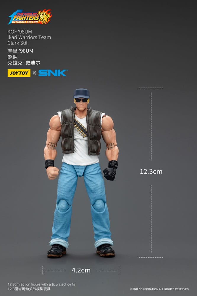 The King Of Fighters '98 Action Figure Hero Team Clark Still Joy Toy (CN)